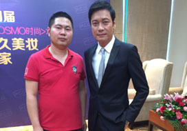 广州新宝5娱乐与明星合影