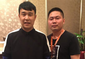 广州新宝5娱乐与明星合影